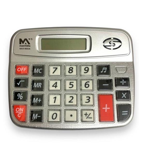 Imagem de Calculadora Eletrônica De Mesa Multiuso 8 Dígitos Escritorio