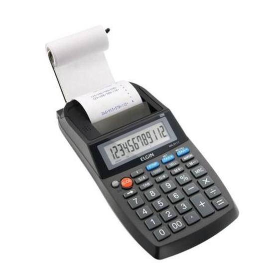 Imagem de Calculadora Elgin Mesa  Bobina 12 Dígitos Ma-5111 Cor Preto