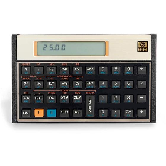 Imagem de Calculadora Financeira 12C Gold display LCD Original - HP