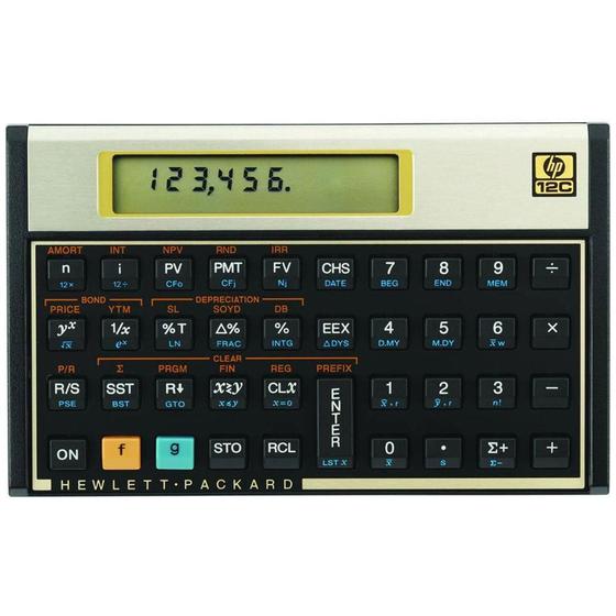 Calculadora financeira 12C Gold F2230A HP Menor preço em Calculadora financeira 12C Gold F2230A HP