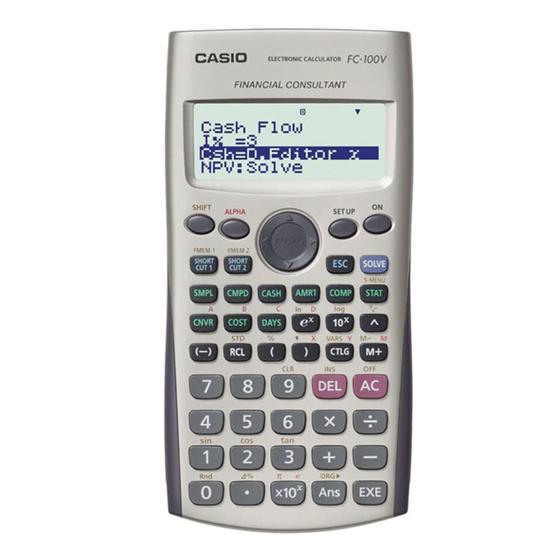 Imagem de Calculadora Financeira Casio FC-100V