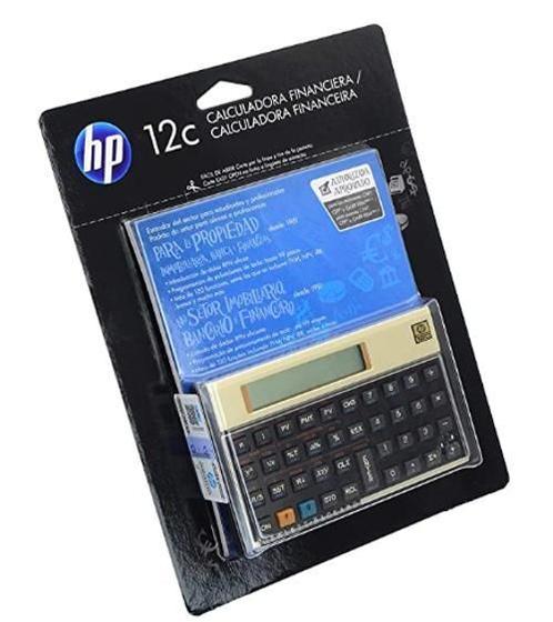 Imagem de Calculadora Financeira Hp 12C Gold  Com Manual