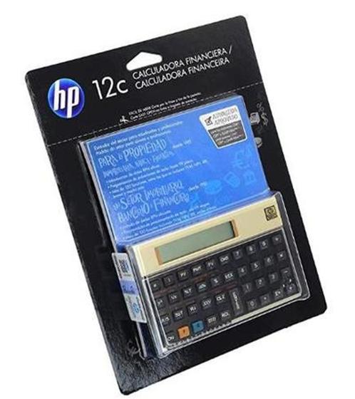 Imagem de Calculadora Financeira Hp 12c GOLD Nova Original MANUAL PORTUGUES