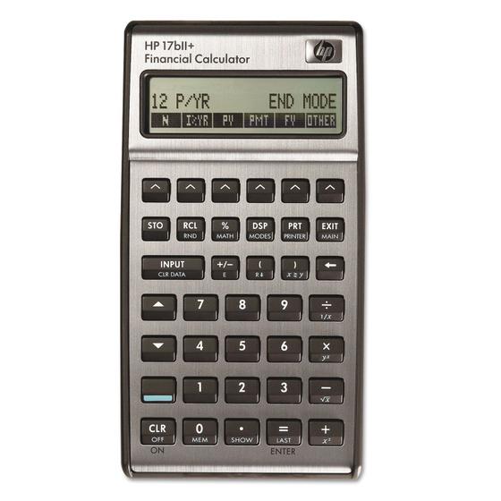 Imagem de Calculadora financeira HP 17BIIPLUS 17Bii+ com LCD de 22 dígitos