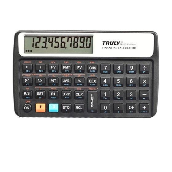Imagem de Calculadora Financeira TR12C Platinum RPN 10 DIG.