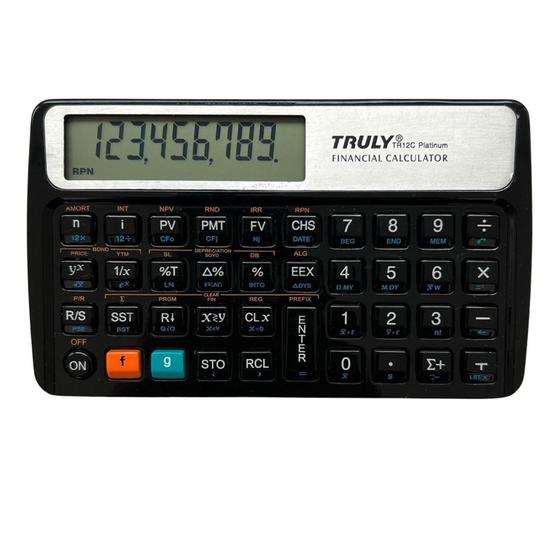 Imagem de Calculadora financeira - truly - tr12c platinum