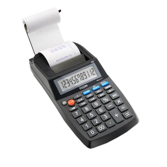 Imagem de Calculadora Fita Elgin Compacta 12 Dígitos Ma-5111