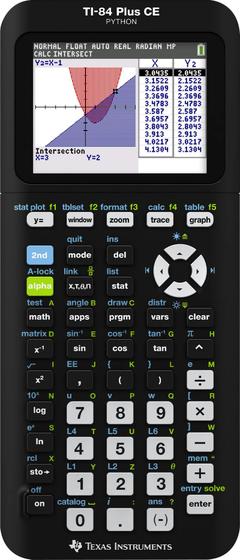Imagem de Calculadora Gráfica Texas Instruments TI-84 Plus CE - Preta
