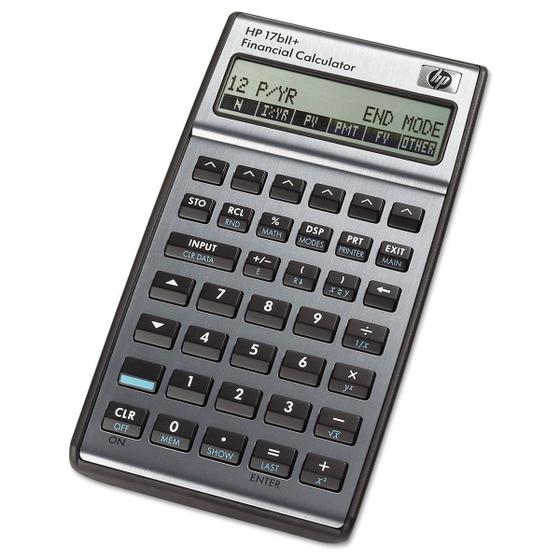 Imagem de Calculadora HP 17BII+ - 10 Digitos - Financiera - Multilingue - Cinza