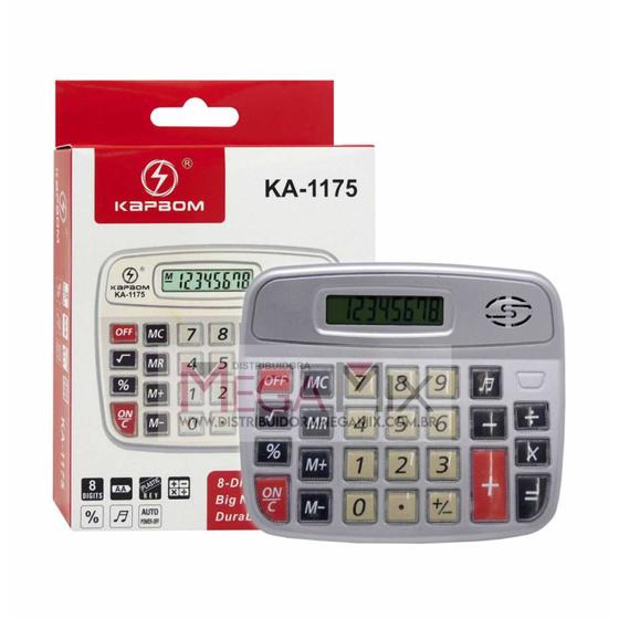 Imagem de Calculadora kapbom ka-1175 8 digitos