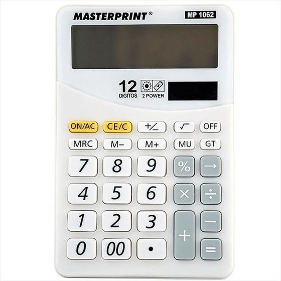 Imagem de Calculadora Masterprint MP1062 12 dígitos