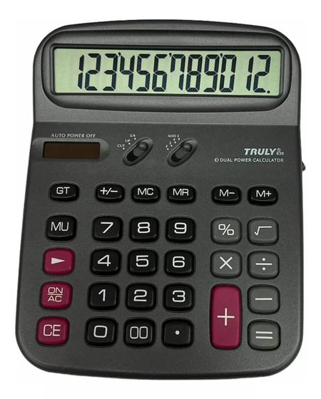 Imagem de Calculadora Mesa 12 Dígitos Truly 836 Original