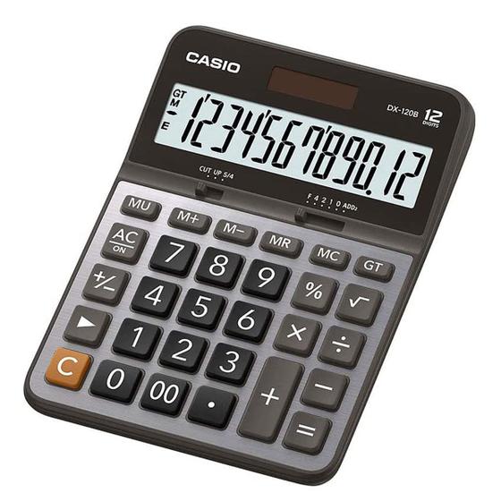 Imagem de Calculadora Mesa Prata DX - 120B 12 Dígitos Casio