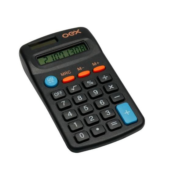 Imagem de Calculadora Mini Oex Preto CL210 