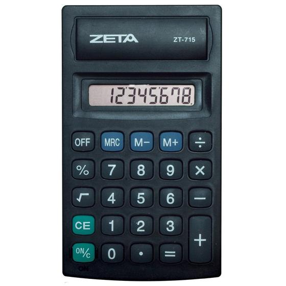 Imagem de Calculadora Pessoal Zeta ZT715 8 Digitos