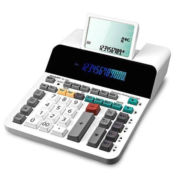 Imagem de Calculadora Sharp EL-1901 12 Dígitos/Display 5 Linhas 110v