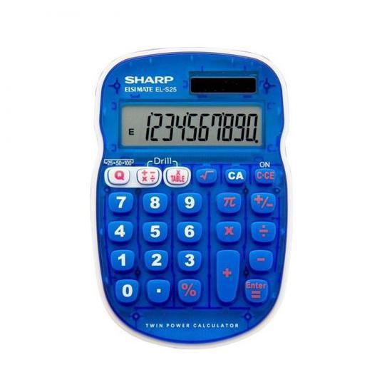 Imagem de Calculadora Sharp EL-S25BBL 10 Digitos - Blue