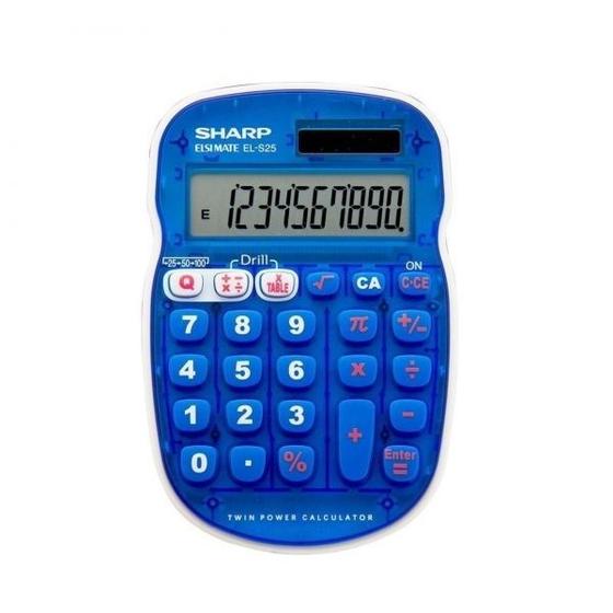 Imagem de Calculadora Sharp EL-S25BBL 10 Digitos - Blue