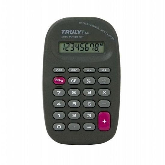 Imagem de Calculadora Truly 318-8 - 8 Digitos - Cinza