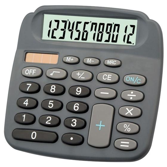 Imagem de Calculadora Truly 808A-12 - 12 Digitos - Cinza