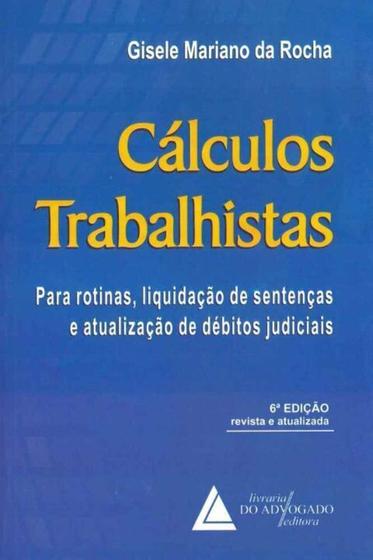 Imagem de Cálculos Trabalhistas - 06Ed/16