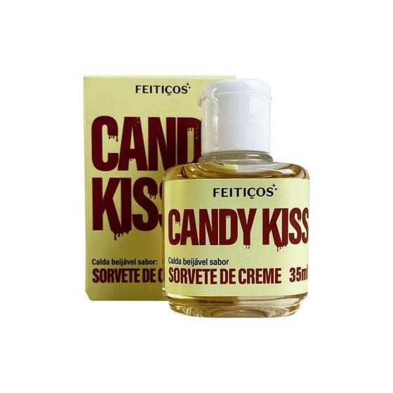Imagem de Calda Beijável Sorvete De Creme 35Ml Feitiços Candy Kiss