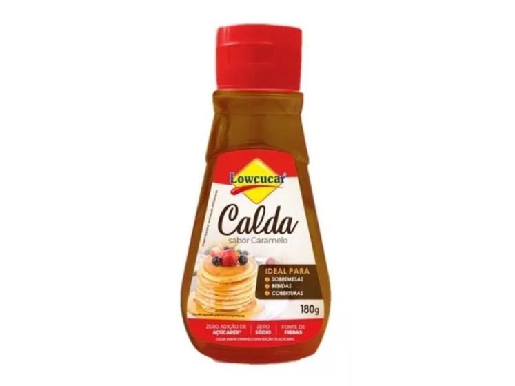 Imagem de Calda Sabor Caramelo Zero Adição De Açúcares Lowçucar 180G