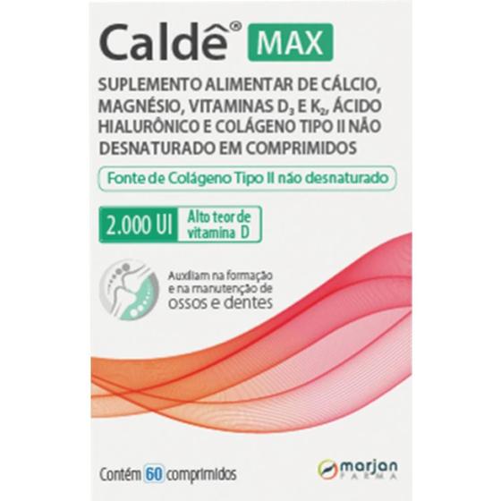 Imagem de Caldê Max + Vit D 2000 Ui 60 Cápsulas