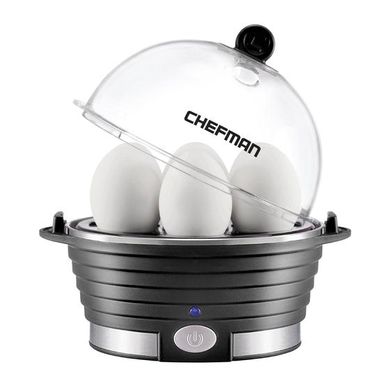 Caldeira de panela de ovos elétrica chefman, furtivo rápido, vapor de alimentos e vegetais, faz rapidamente até 6, cozido duro, médio ou macio, caça/bandeja de omelete incluído, sinal pronto, livre de BPA, preto Menor preço em Caldeira de panela de ovos elétrica chefman, furtivo rápido, vapor de alimentos e vegetais, faz rapidamente até 6, cozido duro, médio ou macio, caça/bandeja de omelete incluído, sinal pronto, livre de BPA, preto
