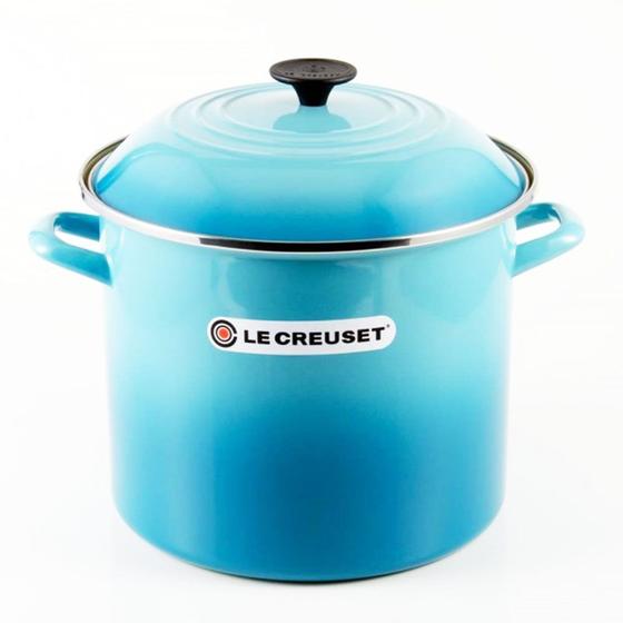 Imagem de Caldeirão Stock Pot 7,3 Litros Azul Caribe Le Creuset