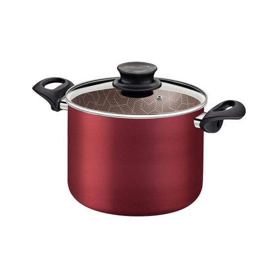Caldeirão Tramontina Paris 20cm (4,2L) Tampa de Vidro Antiaderente - Casa dos Fogões Menor preço em Caldeirão Tramontina Paris 20cm (4,2L) Tampa de Vidro Antiaderente - Casa dos Fogões