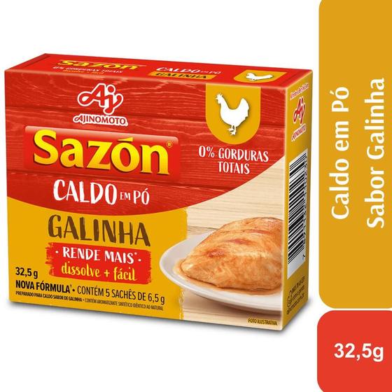 Imagem de Caldo em pó sazón sabor galinha 32,5g