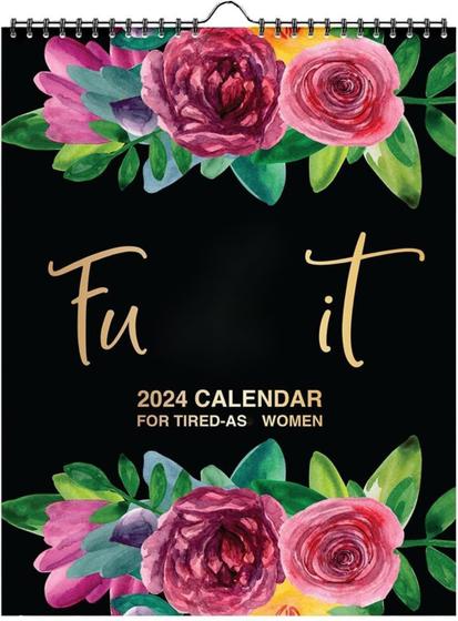 Imagem de Calendário 2024 de parede e mesa para mulheres cansadas Antaky