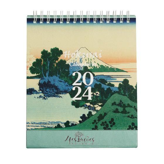Imagem de Calendário de mesa 2024 - Hokusai (Vistas do Monte Fuji)