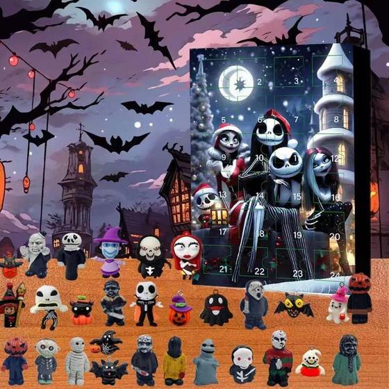 Imagem de Calendário do Advento Chengchuang Halloween 2024 com 24 presentes