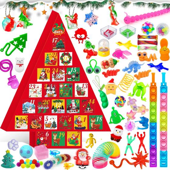 Imagem de Calendário do Advento Conciety Fidget 2024 - 40 a 60 Peças para Crianças