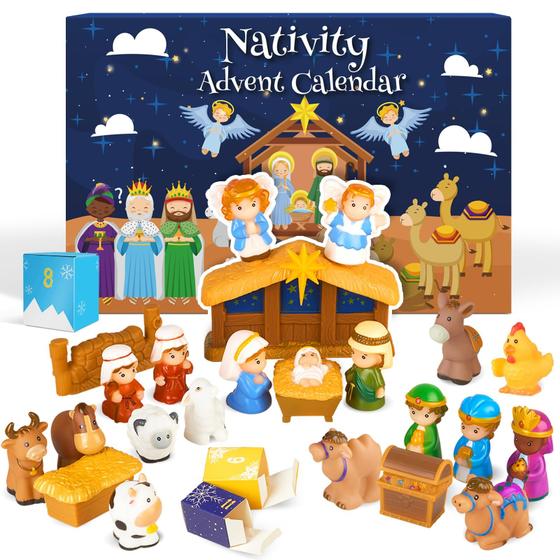 Imagem de Calendário do Advento COOLTUNE 2024 - Playset Presépio para Crianças