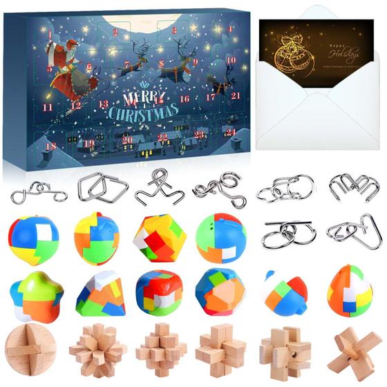 Imagem de Calendário do Advento EME KIFISHER 2024 com Quebra-Cabeças