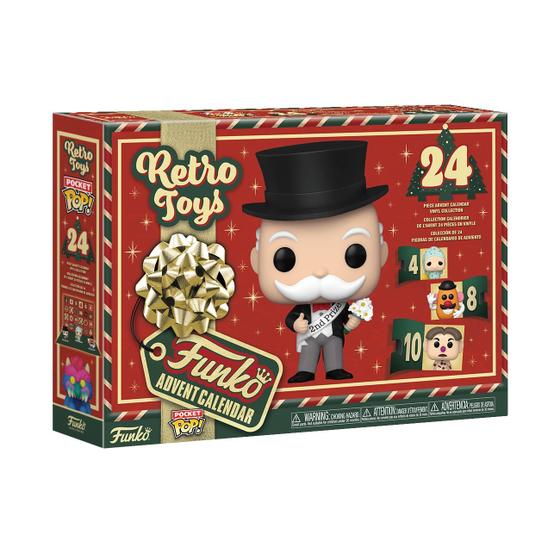 Imagem de Calendário do Advento Funko Pop! Hasbro 2024 - 24 Bonecos Retro