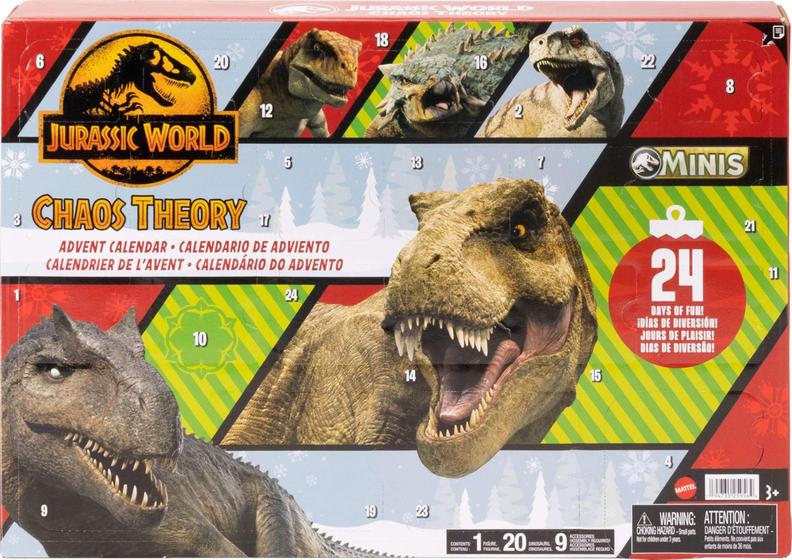 Imagem de Calendário do Advento Mattel Jurassic World Chaos Theory 2024