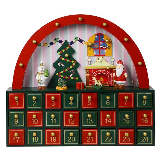 Imagem de Calendário do Advento MorTime 24 Dias - 24 Gavetas com LED
