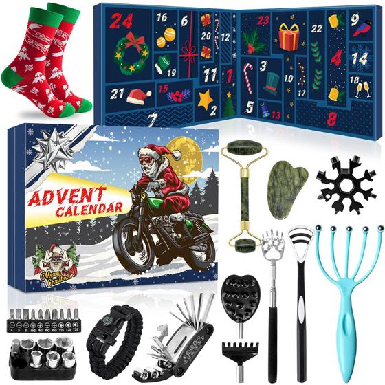 Imagem de Calendário do Advento MOVINPE Gadget 2024 - Presente de Natal para Homens