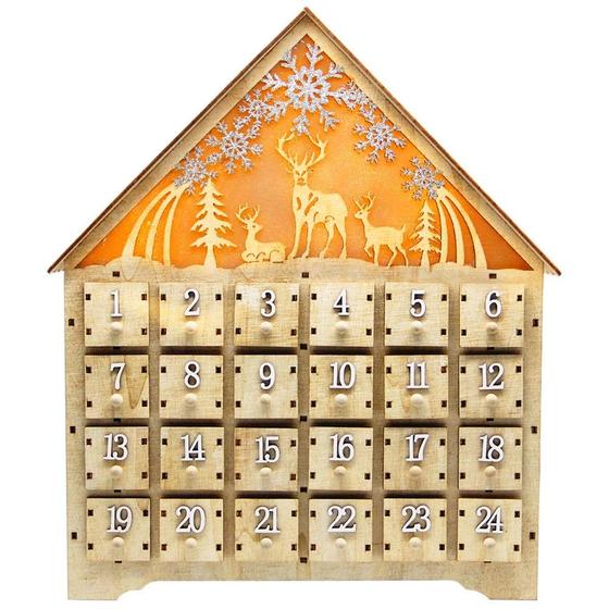 Imagem de Calendário do Advento SAND MINE com Luz LED - Contagem Regressiva para o Natal