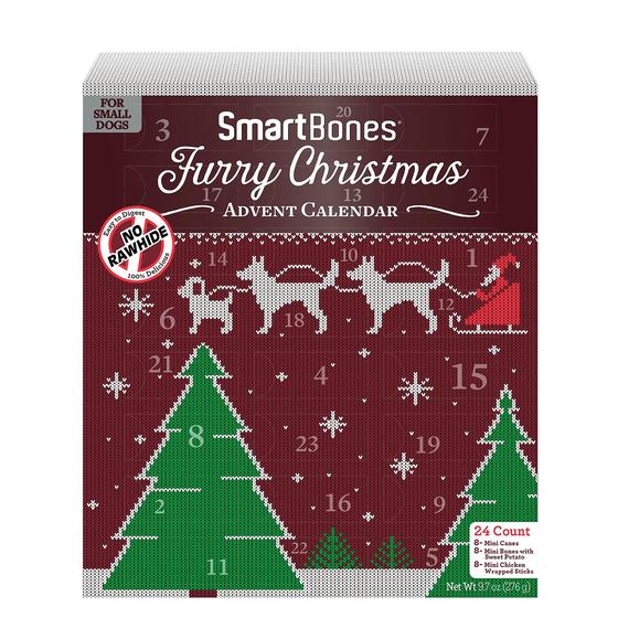 Imagem de Calendário do Advento SmartBones Holiday 24 Chews para cães pequenos