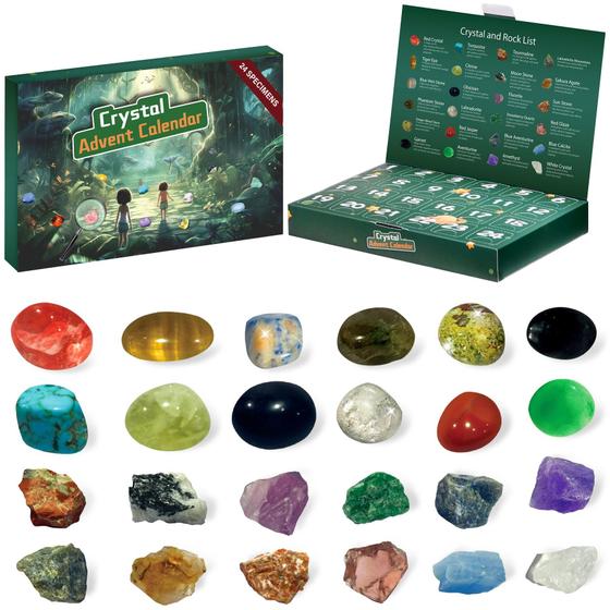 Imagem de Calendário do Advento Witmelt Crystal 2024 - Com Cristais e Pedras Exclusivas