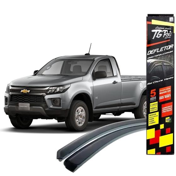 Calha de Chuva Defletor Chevrolet S10 Cab. Simples 2012 a 2023 Tg.Poli Menor preço em Calha de Chuva Defletor Chevrolet S10 Cab. Simples 2012 a 2023 Tg.Poli