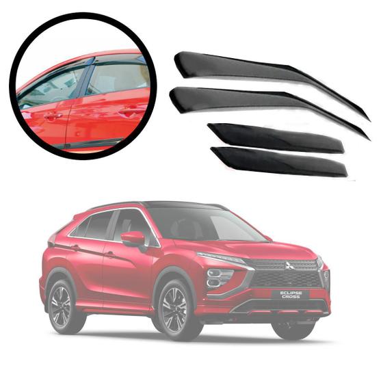 Imagem de Calha De Chuva Ecoflex 4 Pts Mitsubishi Eclipse Cross 2021