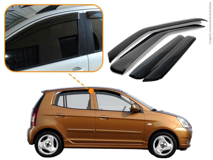 Imagem de Calha de Chuva Ecoflex KIA PICANTO 2009 4P - 84.004A