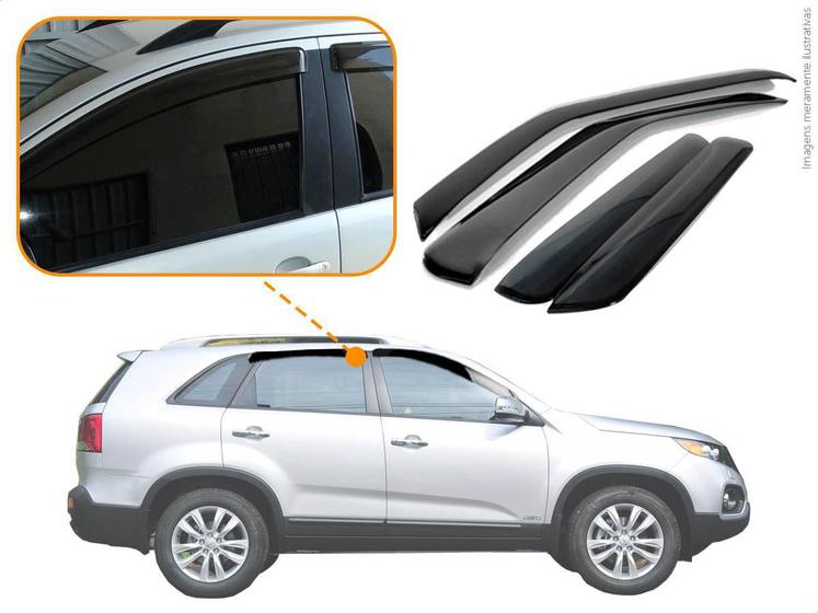 Imagem de Calha De Chuva Ecoflex Kia Sorento 10/15 4P - 84.011A