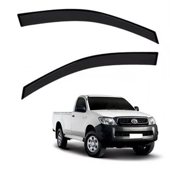 Imagem de Calha De Chuva Hilux 05 2006 2007 2008 2009 2010 Cab Simples